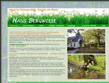 Tablet Screenshot of haus-bergwiese.de